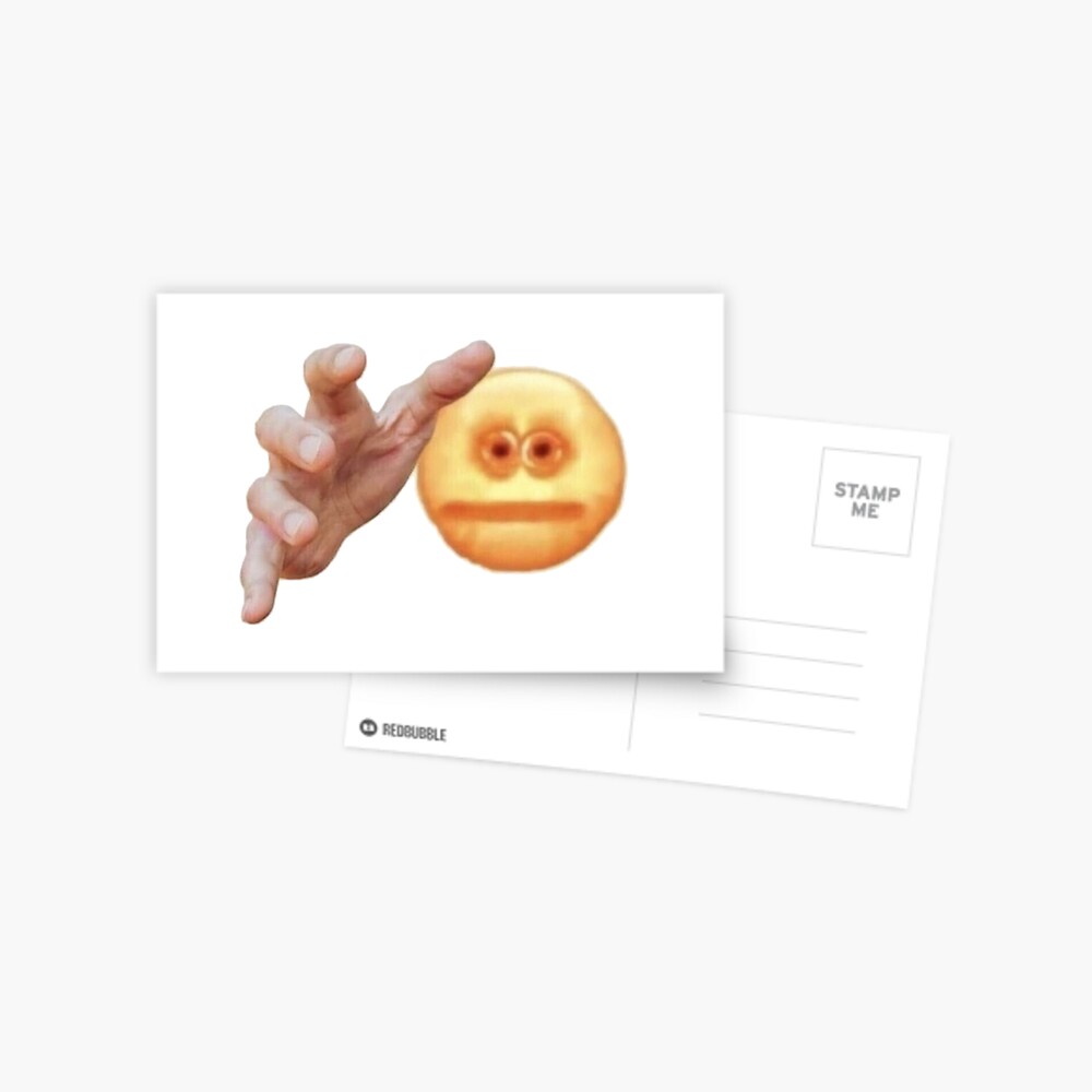 "screen reaching emoji" Postcard by mooseytapeworm Redbubble