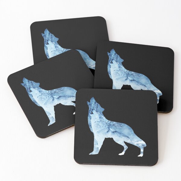 Item preview, wolf howling designed and sold by Raeolus.
