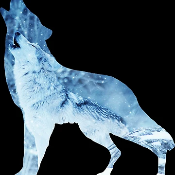 Artwork thumbnail, wolf howling by Raeolus