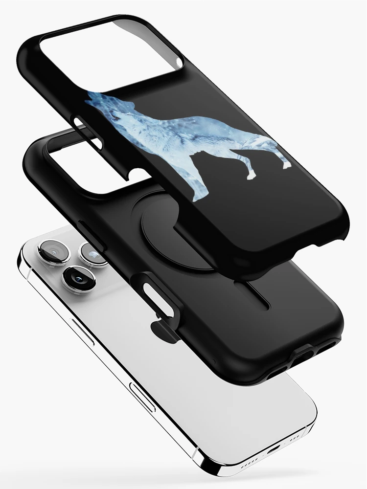 Thumbnail 2 of 4, iPhone Case, wolf howling designed and sold by Raeolus.