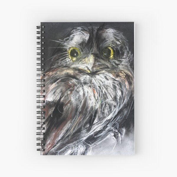 Tawny Frogmouth (Not an Owl!) Spiral Notebook