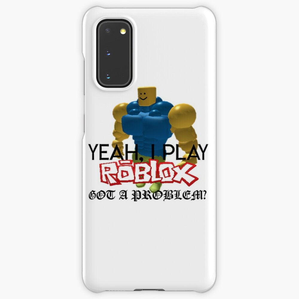Yeah I Play Roblox Case Skin For Samsung Galaxy By Whitewreath Redbubble - my rocks roblox