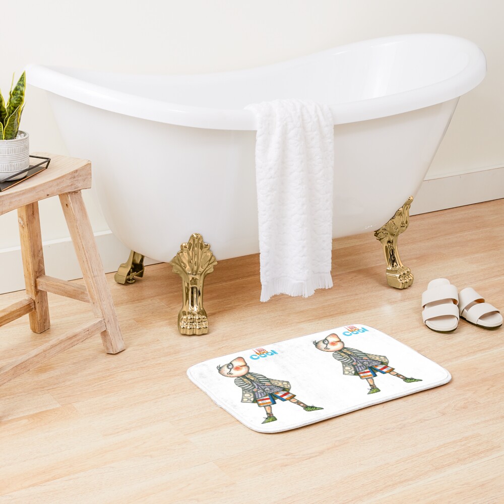 Fashion Digger - I am too Cool Bath Mat