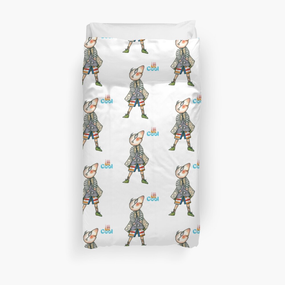 Fashion Digger - I am too Cool Duvet Cover