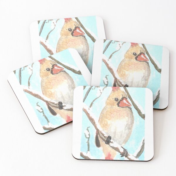 Item preview, Winter red cardinal designed and sold by Crea-RiBo.