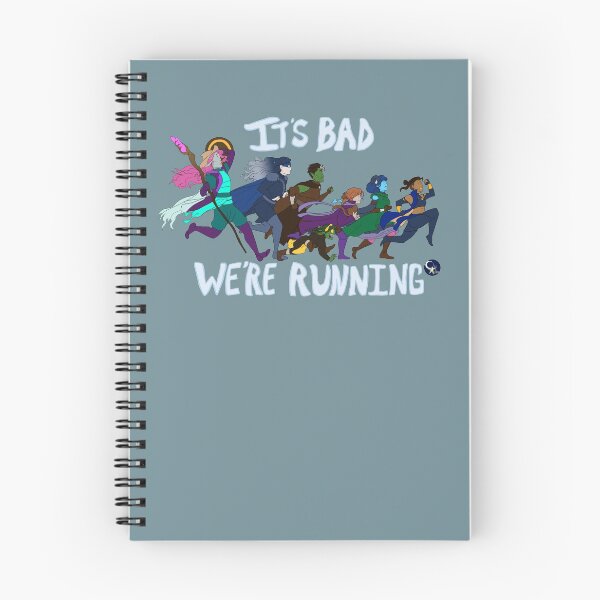 Item preview, It's Bad, We're Running designed and sold by Chyanime.