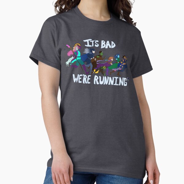 Item preview, It's Bad, We're Running designed and sold by Chyanime.
