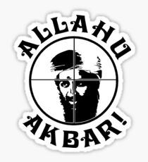 Osama bin Shot! Sticker