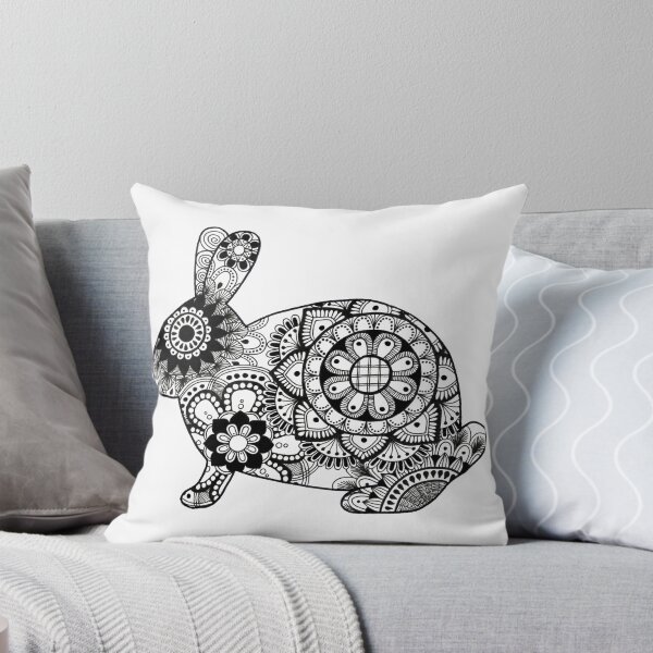 Item preview, Mandala Rabbit (bun-dala) designed and sold by Calen  Picard-Carroll.