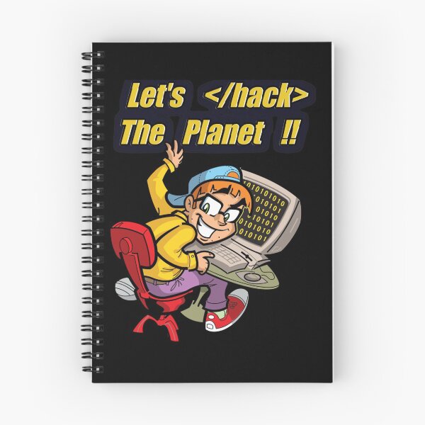 Item preview, Let's Hack The Planet !! Hacking Geek computer coding programmer  designed and sold by Kribis.