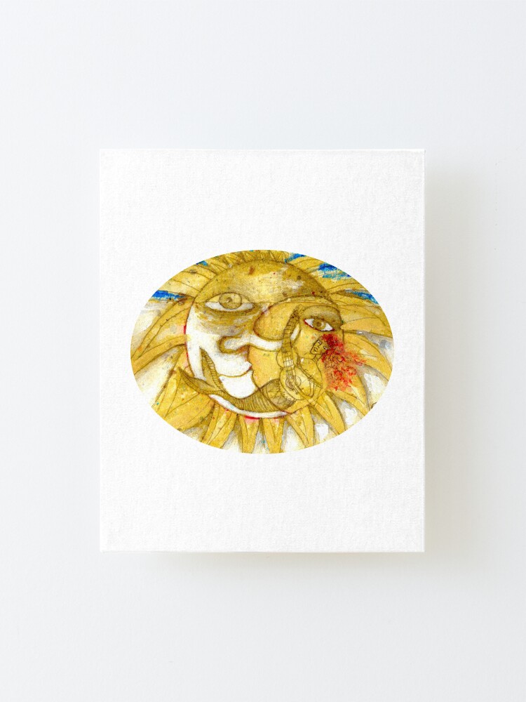 Alternate view of The Golden Sun Mounted Print
