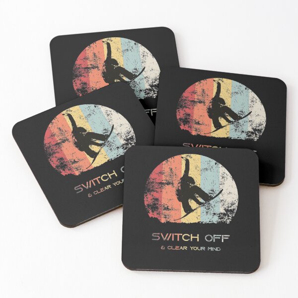 Item preview, Vintage flying snowboarder style with a cool quote designed and sold by Glorad.