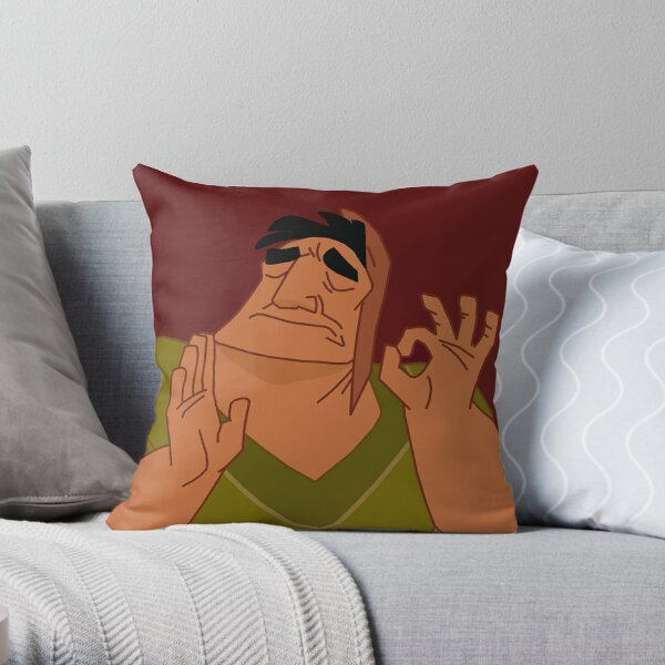 Funny Face - Stone Sculpture Throw Pillow by David Anderson - Pixels