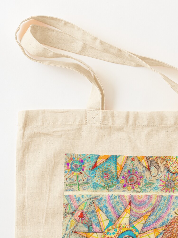 Alternate view of The Lady, The Sun and The Shooting Star Tote Bag