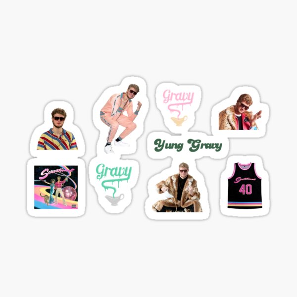 YUNG GRAVY STICKER PACK Sticker