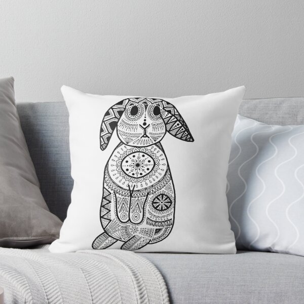 Item preview, Holland Lop Rabbit Mandala (bun-dala) designed and sold by Calen  Picard-Carroll.