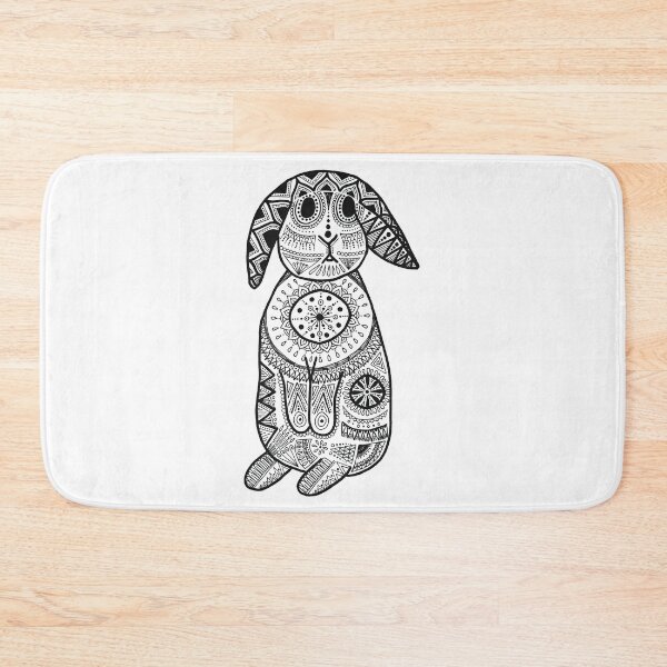 Item preview, Holland Lop Rabbit Mandala (bun-dala) designed and sold by Calen  Picard-Carroll.