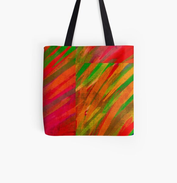 Trae "Color" a tu vida Bolsa estampada de tela