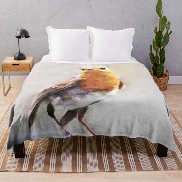 Item preview, Dramabite Watercolour robin artsy painting watercolour bird animal wildlife designed and sold by dramabite.