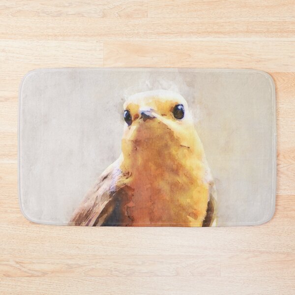 Item preview, Dramabite Watercolour robin artsy painting watercolour bird animal wildlife designed and sold by dramabite.