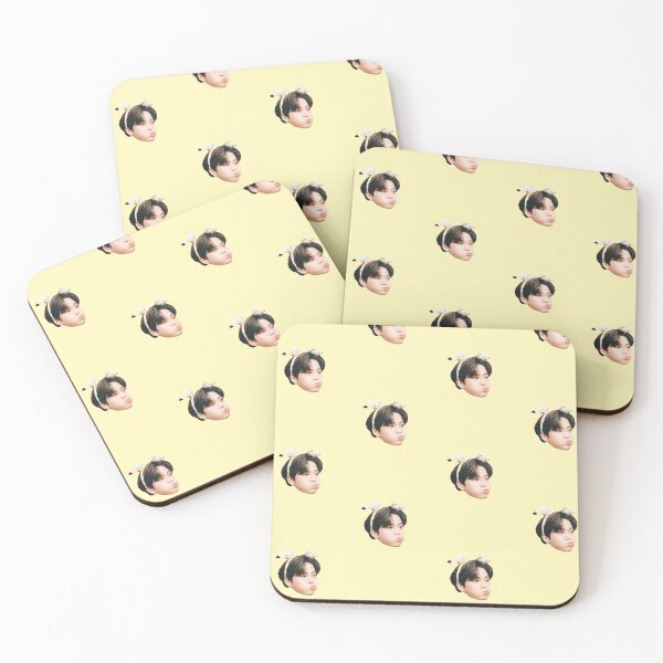 Item preview, Cute Ateez Jongho Head Pattern Yellow designed and sold by ateezbts _imagines.