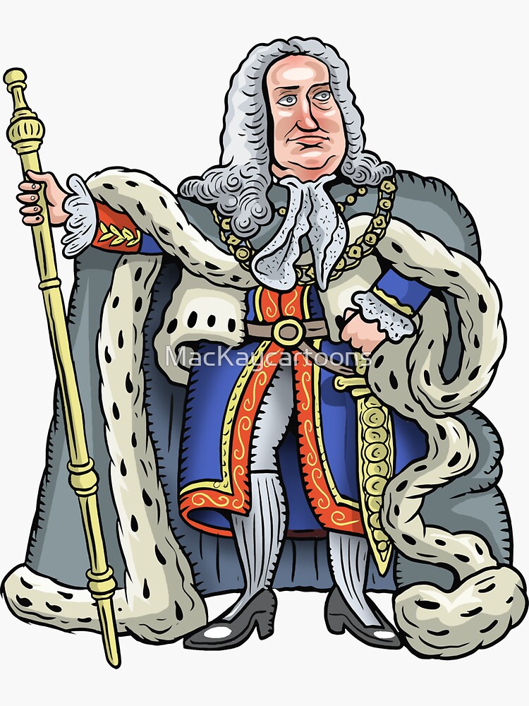 King George II by MacKaycartoons