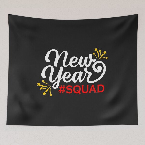Item preview, Happy New Year Squad confetti family matching New Years gift designed and sold by hadleydesigns.