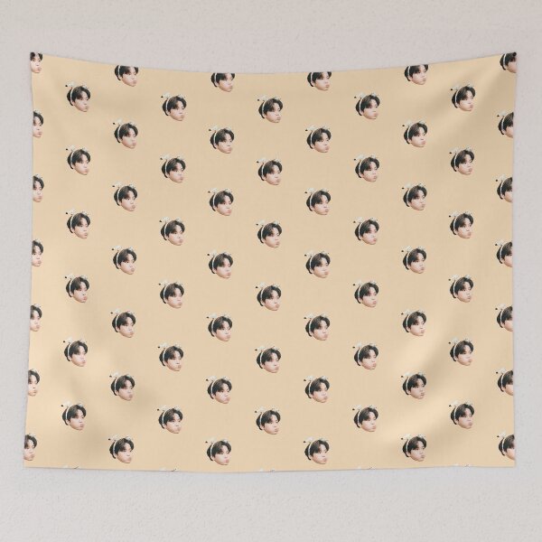 Item preview, Cute Ateez Jongho Head Pattern Peachy Orange designed and sold by ateezbts _imagines.