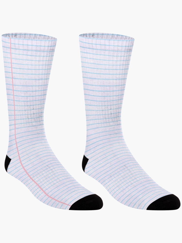 Thumbnail 3 of 5, Socks, Ruled Lined Paper [Roufxis-Rb] designed and sold by RoufXis.