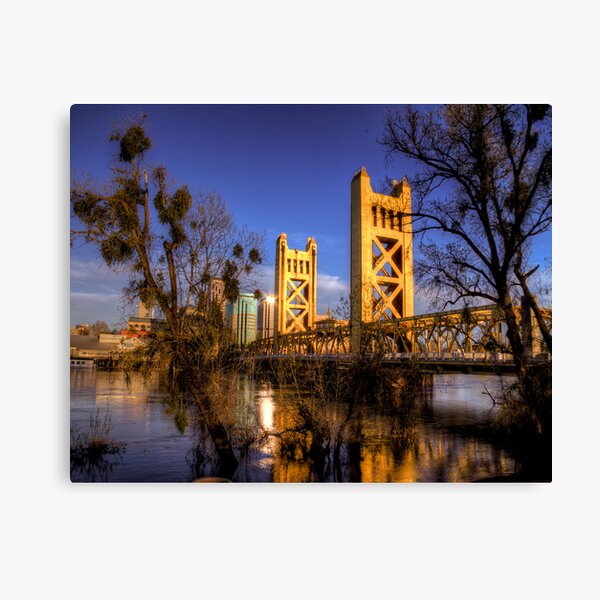 Tower Bridge, Sacramento, CA Canvas Print