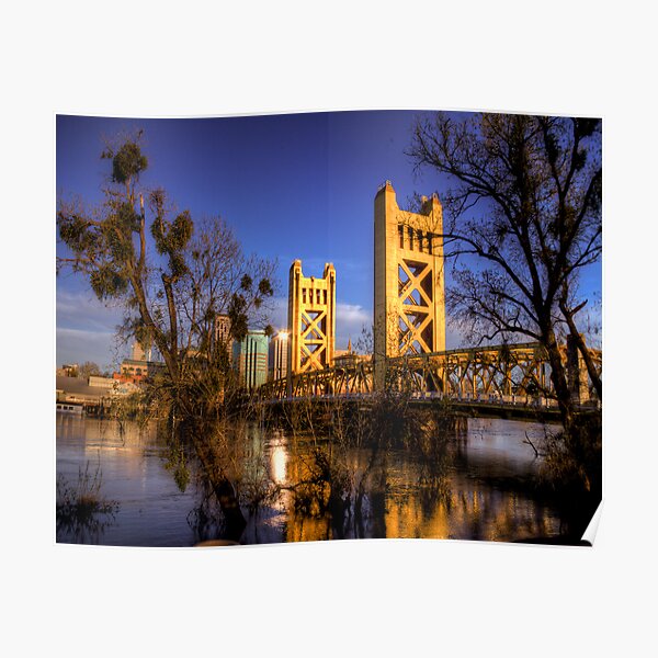Tower Bridge, Sacramento, CA Poster