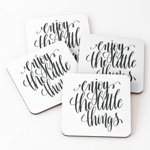 Item preview, Enjoy The Little Things Inspirational Quotes designed and sold by ProjectX23.