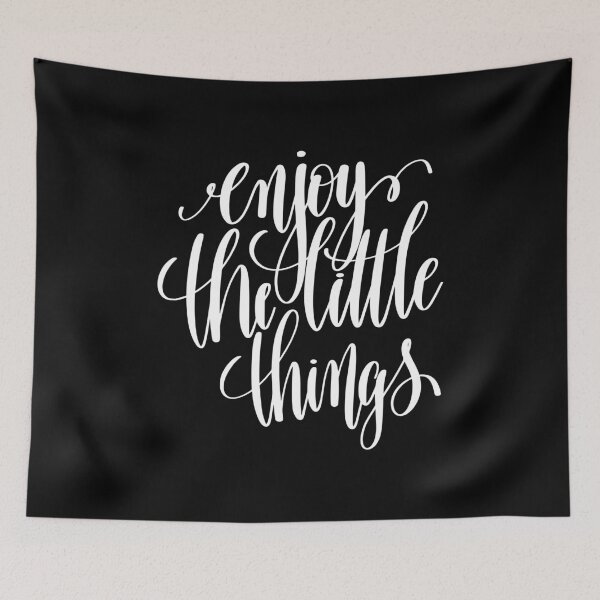 Item preview, Enjoy The Little Things Inspirational Quotes designed and sold by ProjectX23.