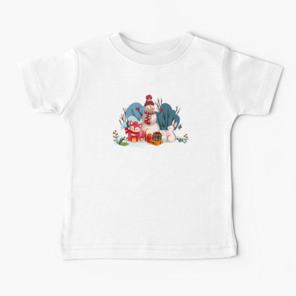 Item preview, Christmas Snowman And His Furry Friends™ designed and sold by TeelieTurner.
