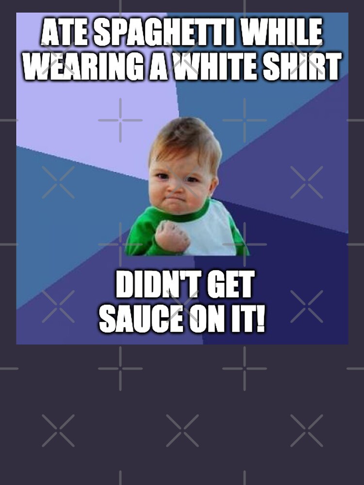 Success Kid Meme T Shirt - Spaghetti Funny by poland-ball