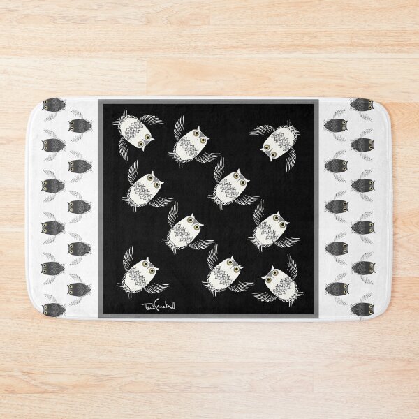 Item preview, CRAZY WHITE OWL designed and sold by TERRI CRACKNELL.