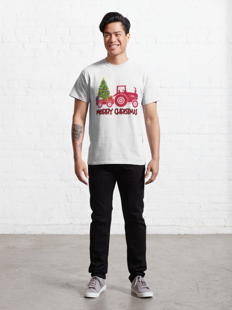 Discover Tracteur Joyeux Noël Père Noël T-Shirt
