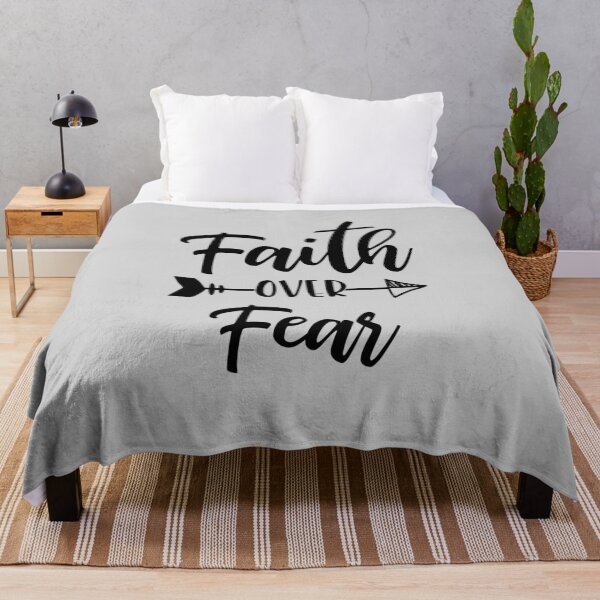 Item preview, Faith over Fear black print designed and sold by rosiec413.