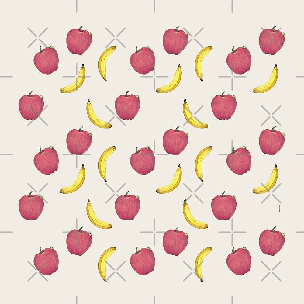 "Apples and Bananas" by STHoganArtist Redbubble