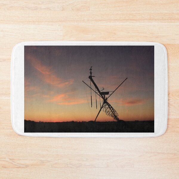 Item preview, Kansas colorful Sunset with an Irrigation System Silhouette with cloud's. designed and sold by ROBERTDBROZEK.