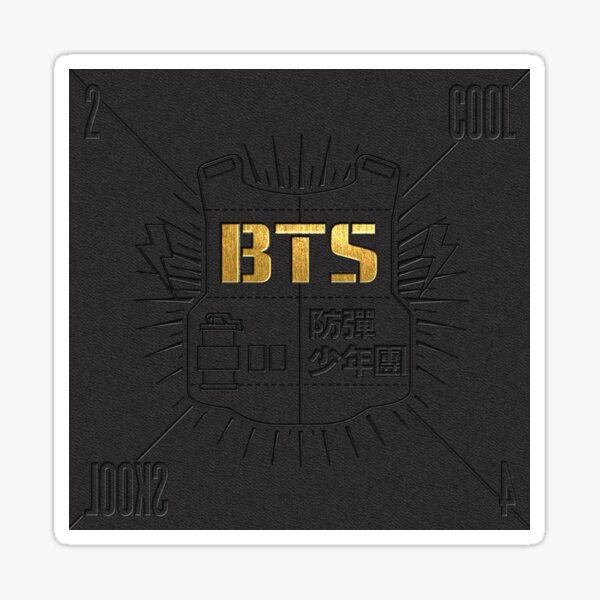 BTS 2 Cool 4 Skool Album Sticker