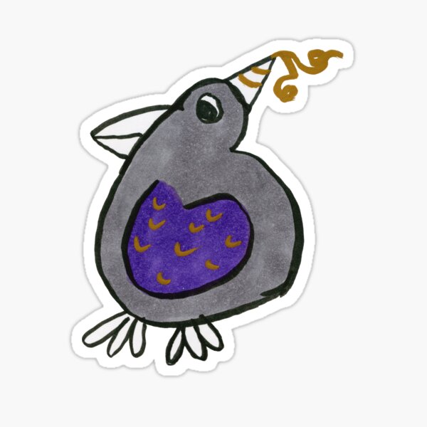 Goofy Opila Bird Sticker for Sale by snowblosm