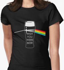 Wish you were beer Women's Fitted T-Shirt