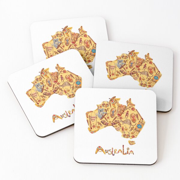 Item preview, Australie MAP Aborigine designed and sold by MiSou Shop.