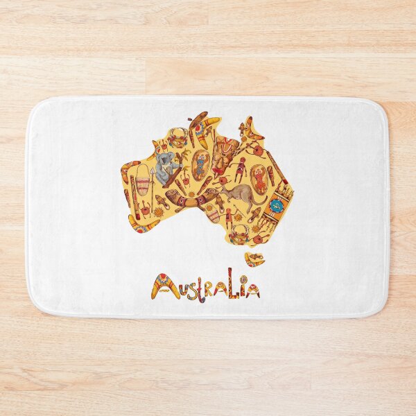Item preview, Australie MAP Aborigine designed and sold by MiSou Shop.