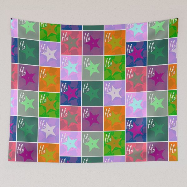 Item preview, Ho Ho Ho Fun Christmas Design with a Cheerful Retro Vibe designed and sold by innerspectrum.
