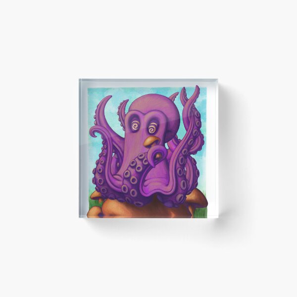 Item preview, Octopus on Mushrooms #2 designed and sold by Paul Van de Carr.