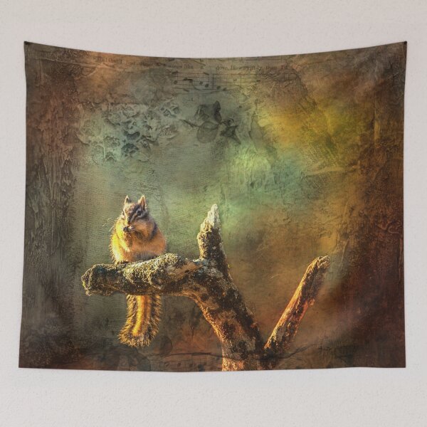 Item preview, Chipmunk on a Branch designed and sold by montanaartist.