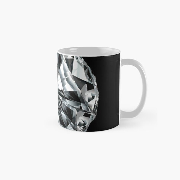 diamond, gemstone, gem, jewel, rhinestone, allotrope, corundum, ice, lozenge, paragon, rhombus, rock, solitaire, zircon, bort, brilliant, jager Classic Mug