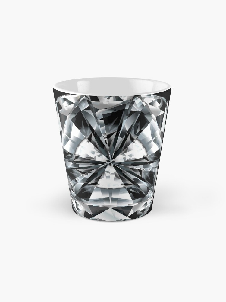 Alternate view of diamond, gemstone, gem, jewel, rhinestone, allotrope, corundum, ice, lozenge, paragon, rhombus, rock, solitaire, zircon, bort, brilliant, jager Coffee Mug